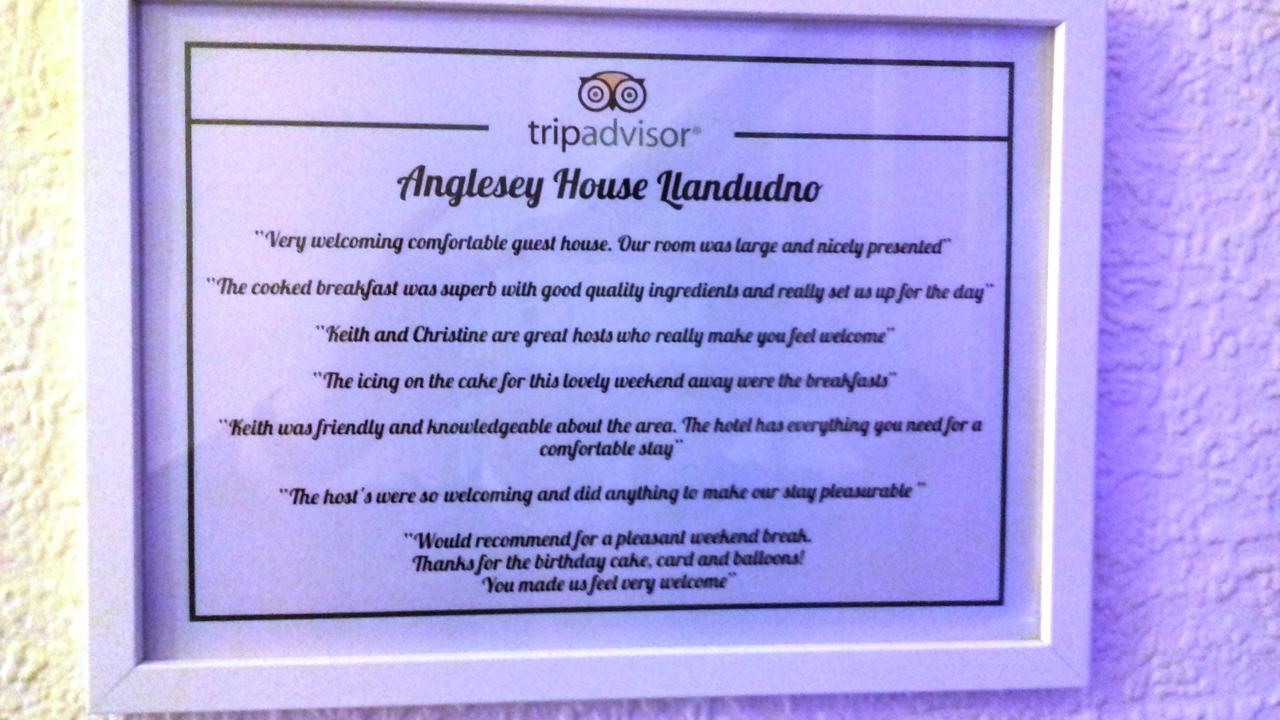 Anglesey House Bed and Breakfast Llandudno Exteriör bild